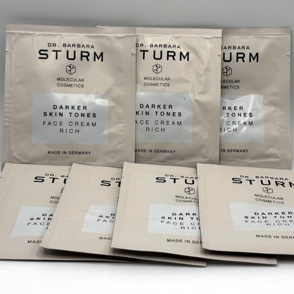 7 x Dr. Barbara Sturm Darker Skin Tones Face Cream Rich Sample Packets - Picture 4 of 4